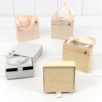 Коробка Квадратная 10*10*3,5 с ручками (микс 5) 1/8 1/240 Арт: 721813/5