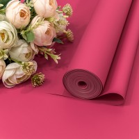 Плёнка 0,59*34м 900г "Корейская" 65мкм Малиново-розовый-2450 1/6 1/12 Арт: 90038/2450