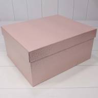 Коробки Прямоугольные Набор 1/10 35,5*30*17 &quot;Кожа крокодила&quot; Розовый 1/6 Арт: 720688/6 - Коробки Прямоугольные Набор 1/10 35,5*30*17 "Кожа крокодила" Розовый 1/6 Арт: 720688/6