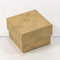 Коробка Квадратная 5,5*5,5*3,5 Песочно-жёлтый 1/24 1/360 Арт: 62355/2