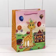 Пакет подарочный с 3D аппликацией "Детский" (микс 105) 18*23*10 210г 1/20 1/360 Арт: 000105E - Пакет подарочный с 3D аппликацией "Детский" (микс 105) 18*23*10 210г 1/20 1/360 Арт: 000105E