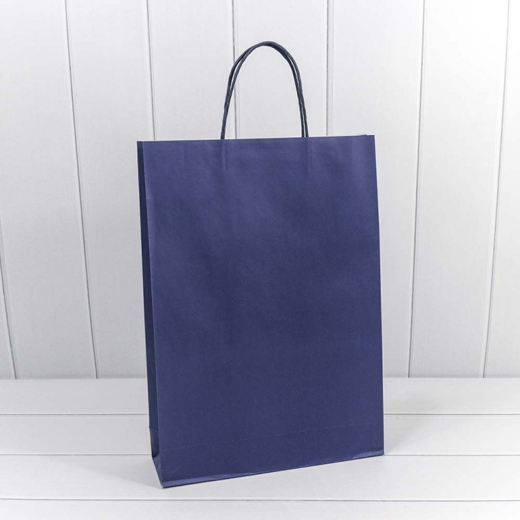 Пакет подарочный Крафт Синий 32*45*10 1/20 1/300 Арт: 000216A/15