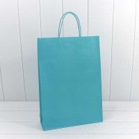 Пакет подарочный Крафт Голубой 32*45*10 1/20 1/300 Арт: 000216A/18