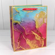 Пакет подарочный "Мрамор" (микс) 26*32*13 210г 1/20 1/240 Арт: 000397C - Пакет подарочный "Мрамор" (микс) 26*32*13 210г 1/20 1/240 Арт: 000397C