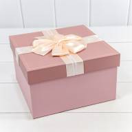 Коробки Квадратные Набор 1/3 21*21*12,3 с бантом &quot;Just For You&quot; Розовый 1/18 Арт: 721620/2 - Коробки Квадратные Набор 1/3 21*21*12,3 с бантом "Just For You" Розовый 1/18 Арт: 721620/2