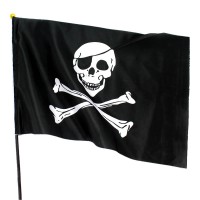 Флаг пиратский 30×45 Арт: 00040341