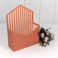 Коробка "Конверт" 18*24*7 Оранжевый 1/4 1/36 Арт: KPK00013